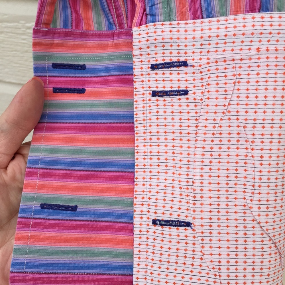 Hugo Boss rainbow stripe button front shirt - Picture 5 of 5